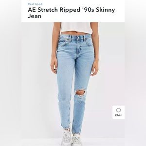 American Eagle skinny jeans size 14 NWT